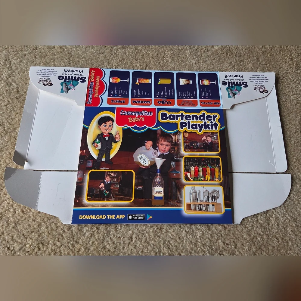 Prank Gift Box - Bartender Play Kit